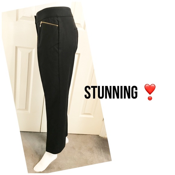 Style & Co Stretch, Ankle Cropped Black Pants - Picture 3 of 8